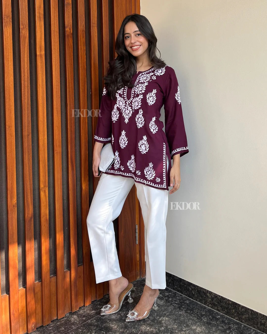 Hand Embroidered Casual Ethnic Wear