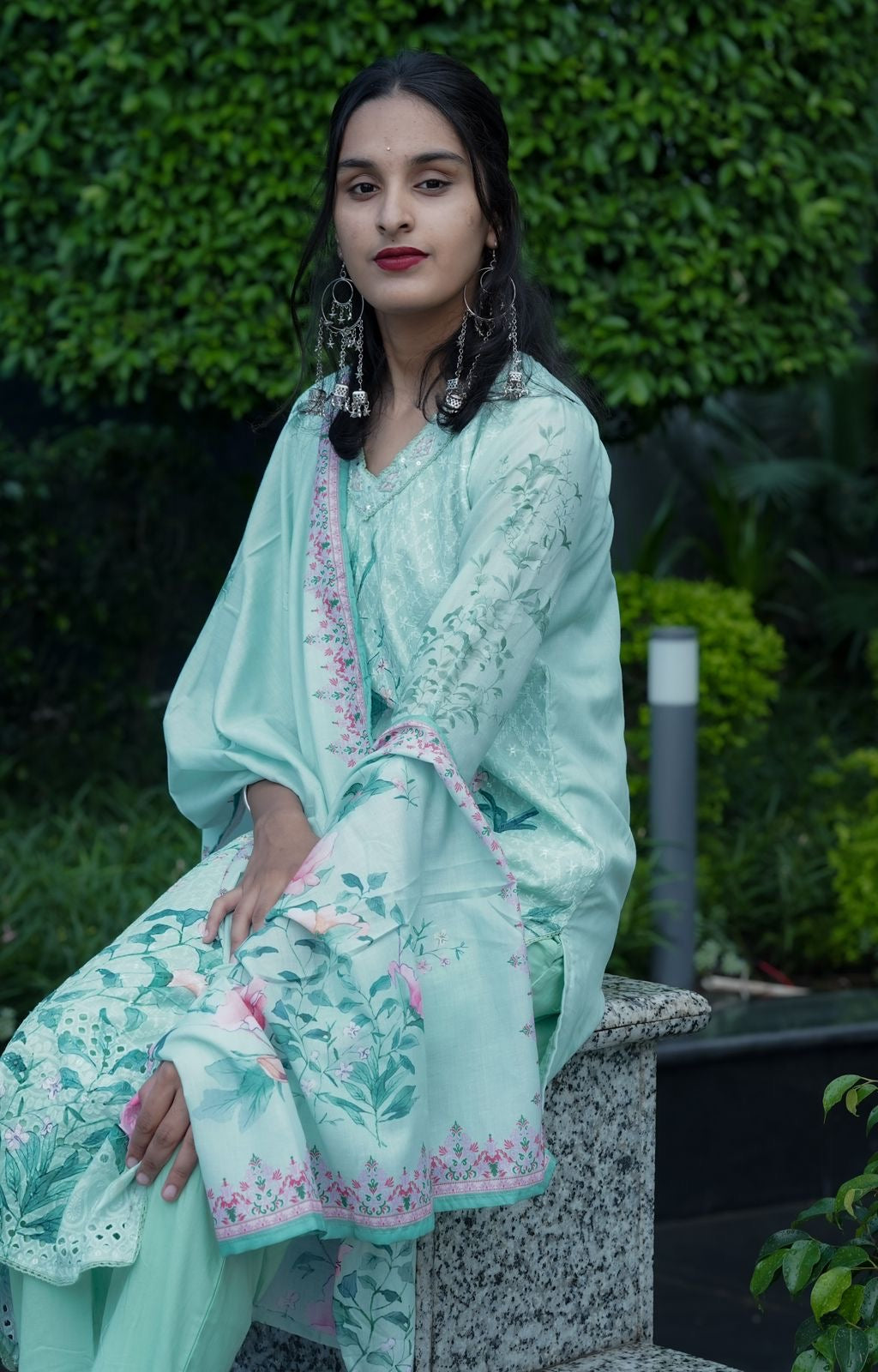 Presenting Stylish Chikankari Kurti Crafted From High-Quality Cotton Fabric