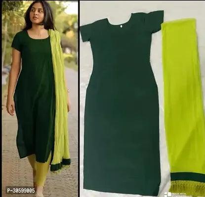 Fancy Rayon Slub Kurta Dupatta Set Online