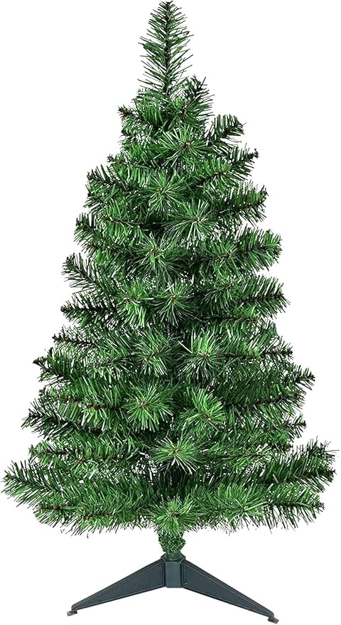 Mini Christmas Tree 3 ft - Green Artificial Xmas Tree with Stand