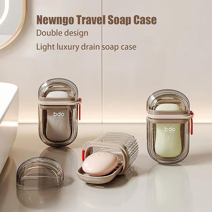 Travel Soap Case - Portable Transparent Soap Holder