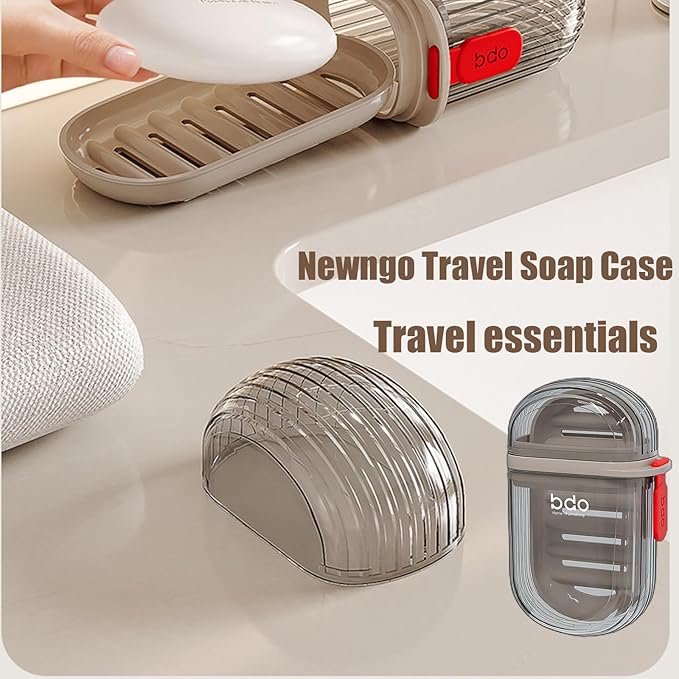 Travel Soap Case - Portable Transparent Soap Holder