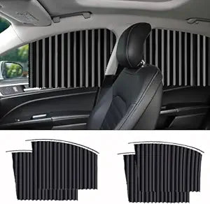 Magnetic Car Sunshade - Universal Fit Privacy Window Curtain