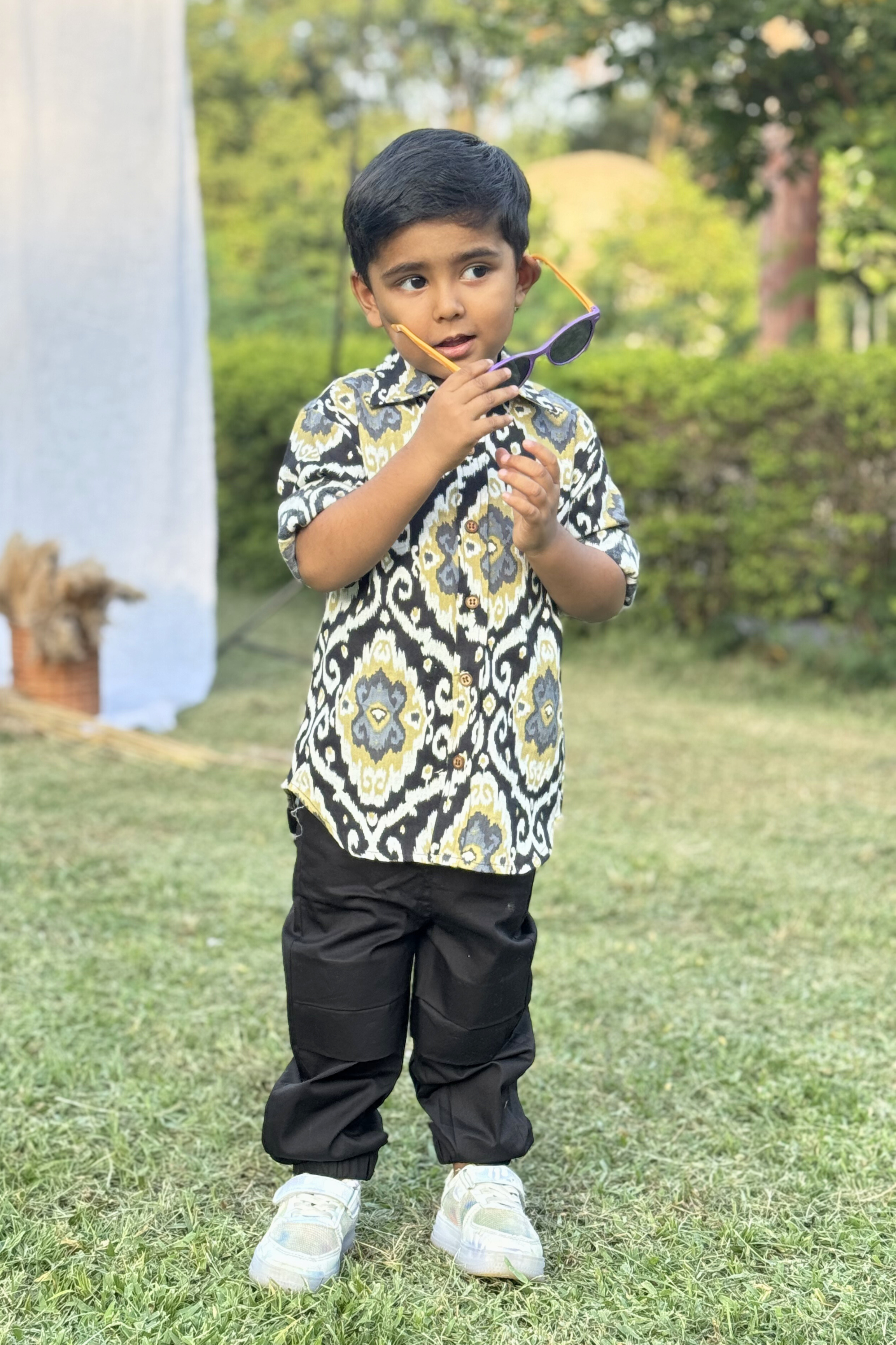 Boys Bahamas Resort Wear Set - Black