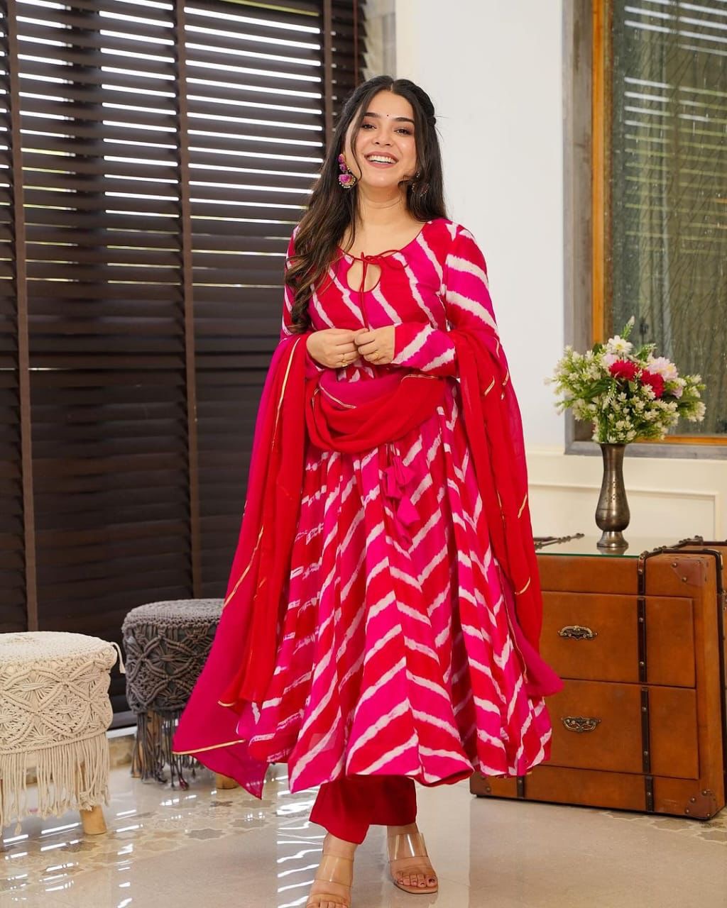 Printed Cotton Kurta & Pant and Dupatta set