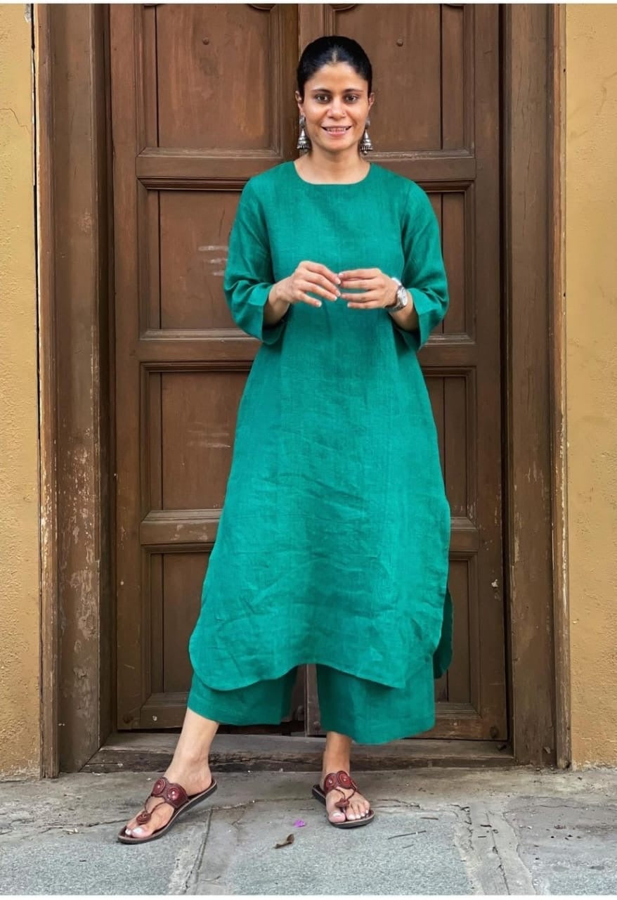 Kurta Pant Sets with Beautiful Detailing Colours