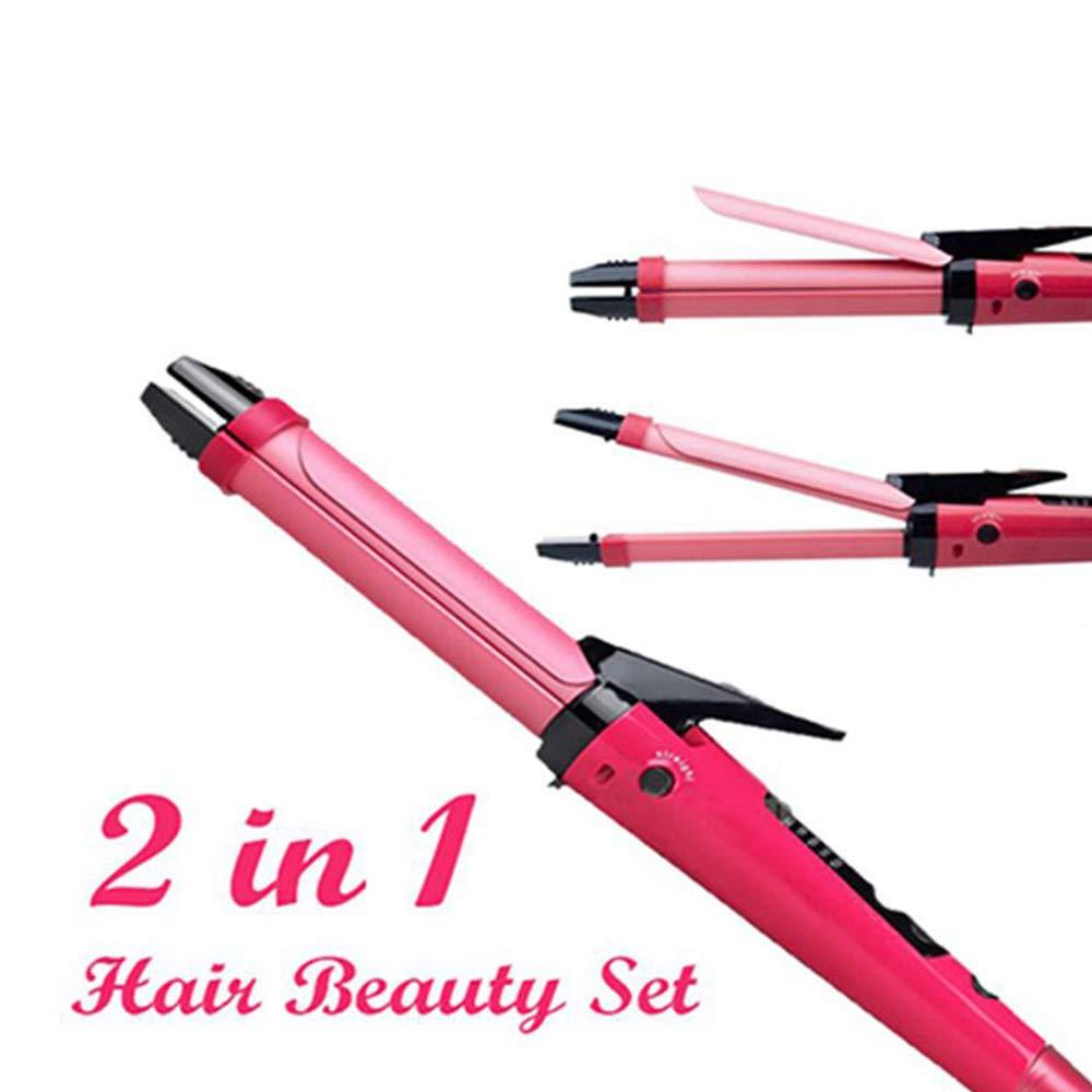 385 2 In 1 Hair Straightener And Curler Machine For Women Curl Straight Hair Iron