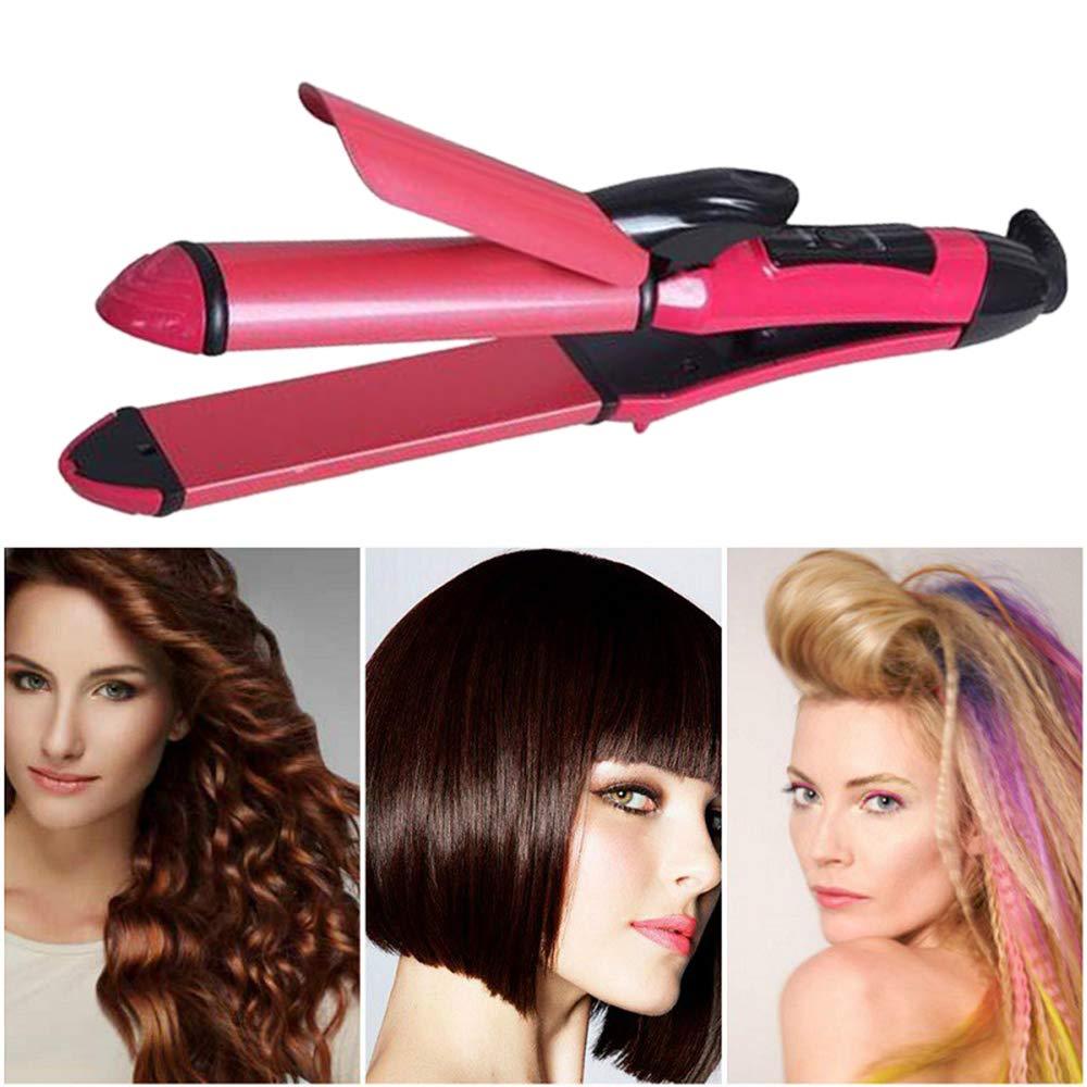 385 2 In 1 Hair Straightener And Curler Machine For Women Curl Straight Hair Iron