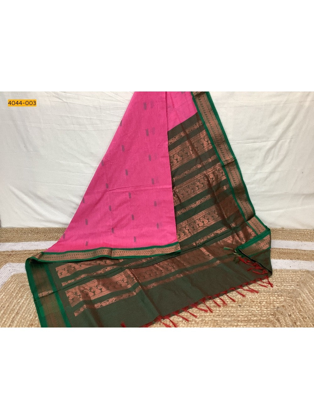 Pink Kalyani Cotton Saree