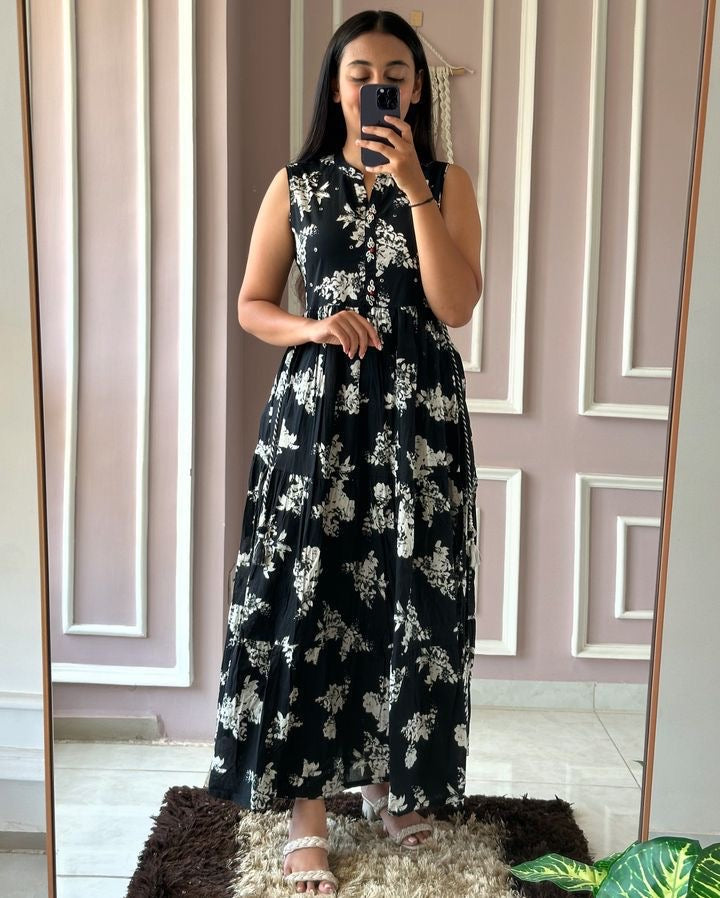 Gorgeous Floral Maxi Dress