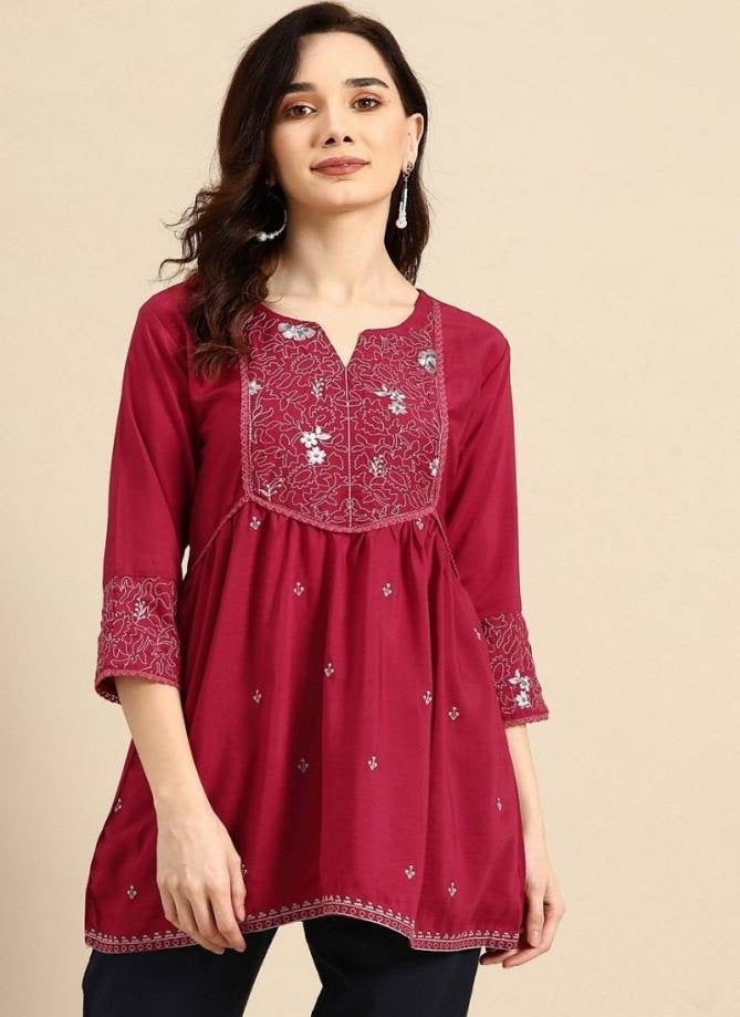 Viscose Designer Short Kurti