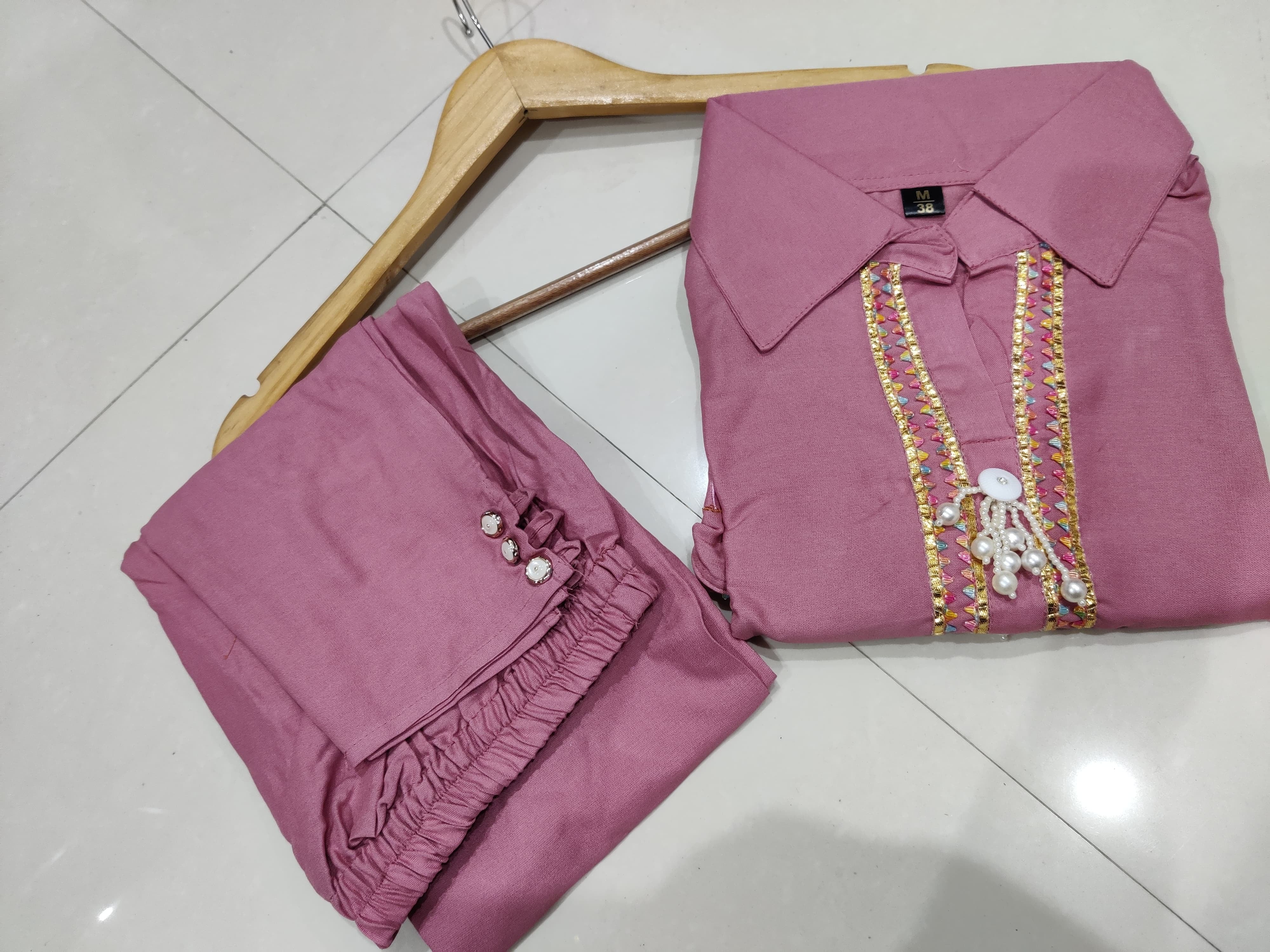 EMBROIDERY WORK CO-ORD SET