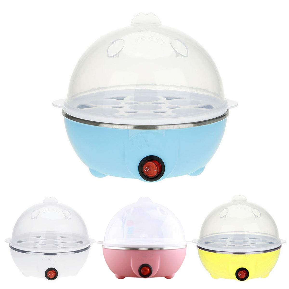 Egg Boiler Poicher Compact Stylish Electric Egg Cooker