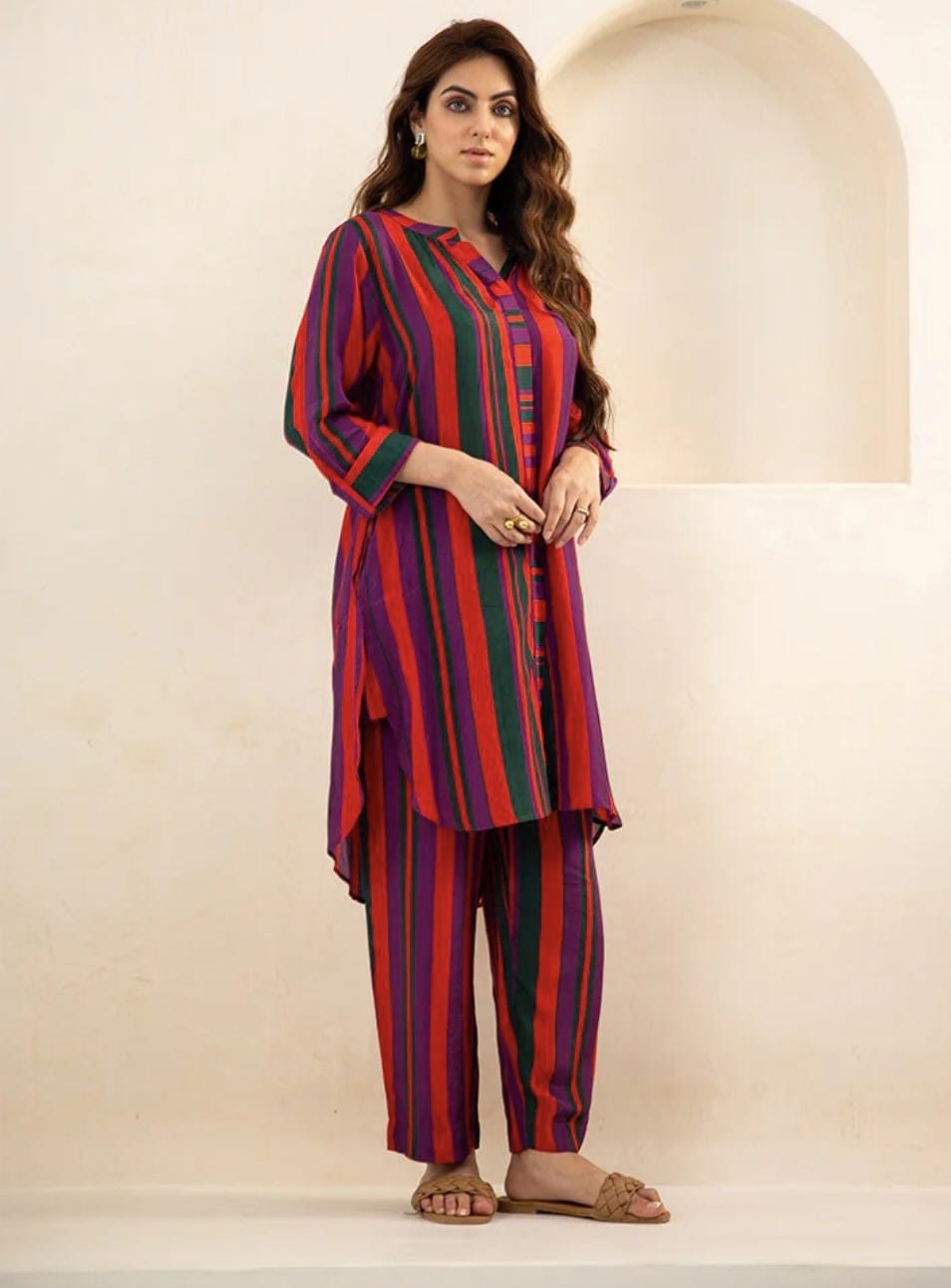 Reyon Fabric Fine Quality Kurti Set