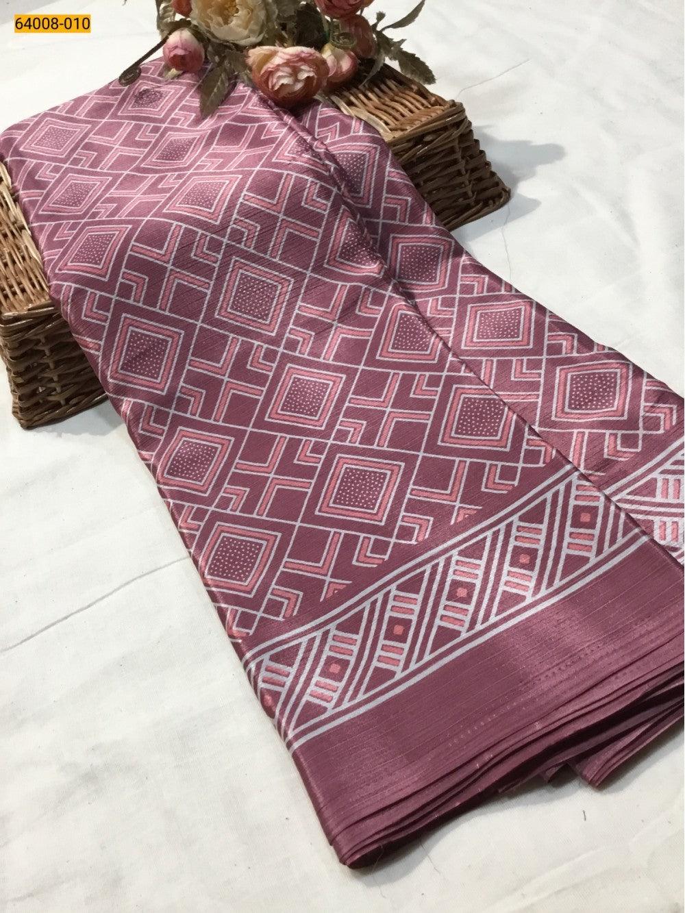 Wine Crafty Crape Silk Saree