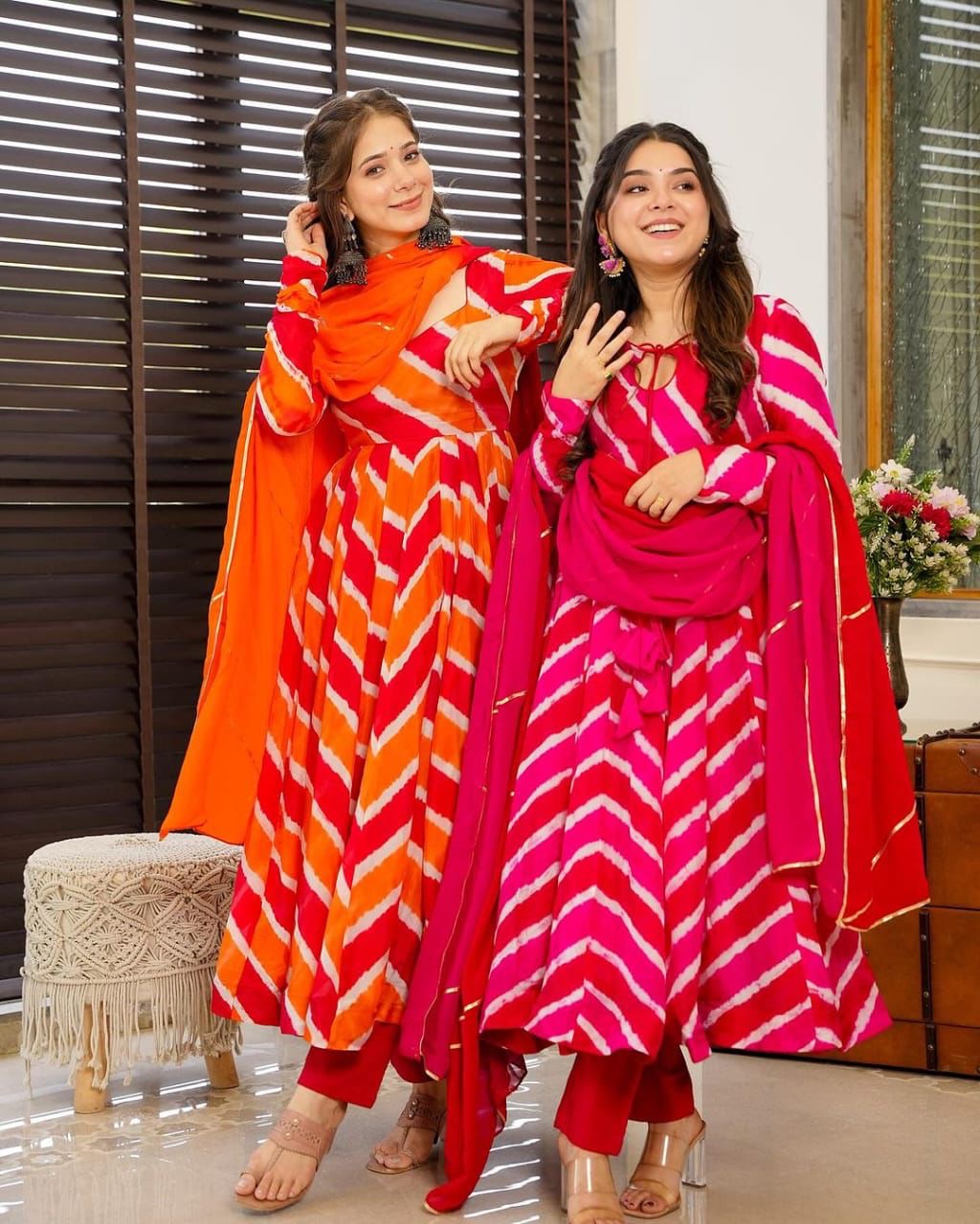 Printed Cotton Kurta & Pant and Dupatta set