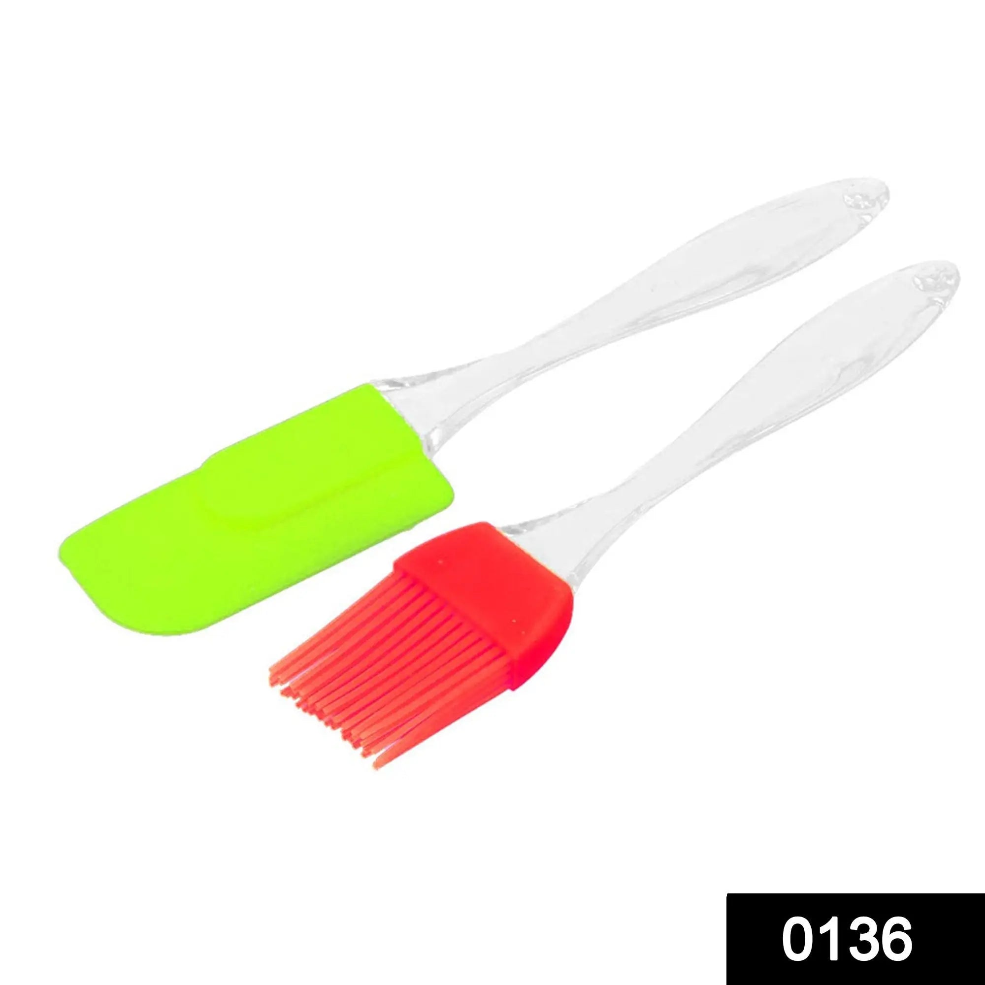 0136 Spatula And Pastry Brush For Cake Mixer - Image #1