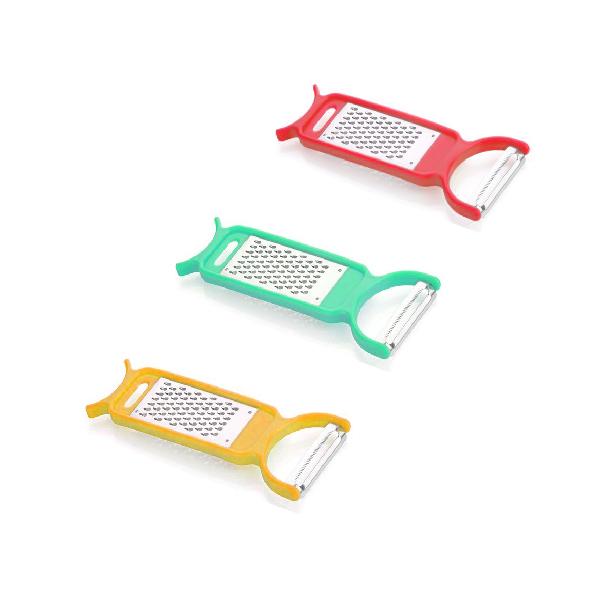 2128 Kitchen 3 In 1 Multi Purpose Vegetable Peeler Grater Cutter For Food Preparation