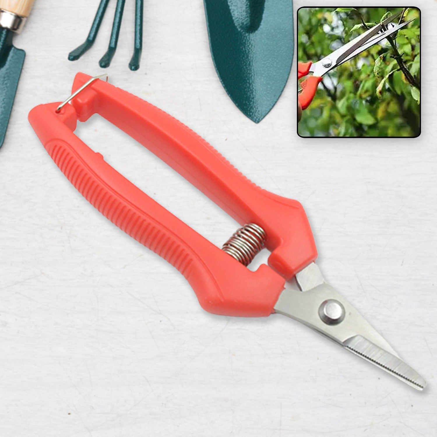 9135 Heavy Duty Stainless Steel Wire Cutter Nonslip Trimming Scissors Durable Not Easy To Wear For Gardening Pruning Of Fruit Trees Flowers And Plants