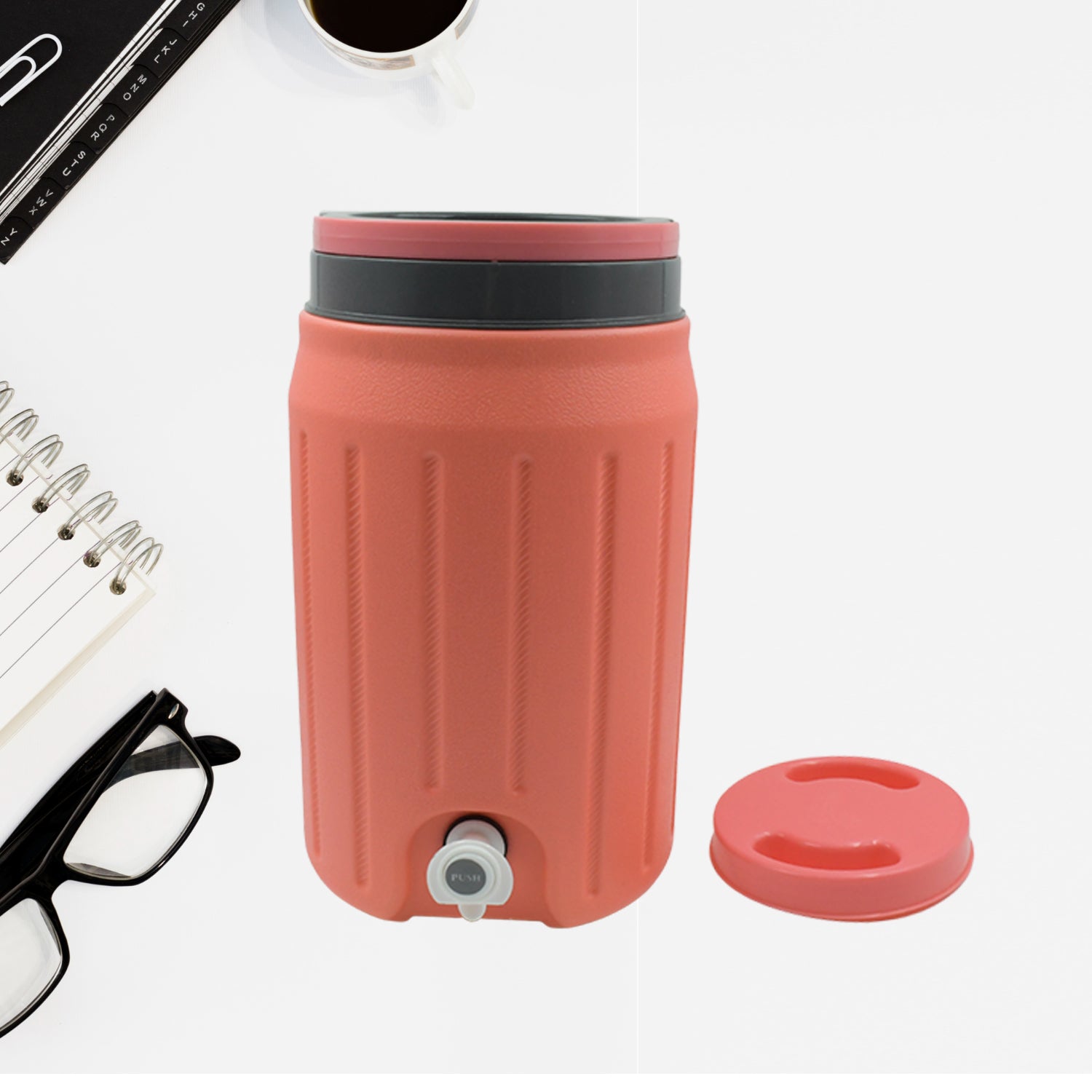 Insulated Plastic Water Rover Jug With A Sturdy Handle Water Jug Camper With Tap Plastic Insulated Water Water Storage Cool Water Storage For Home Travelling (2500ml 7500ml 12000ml)