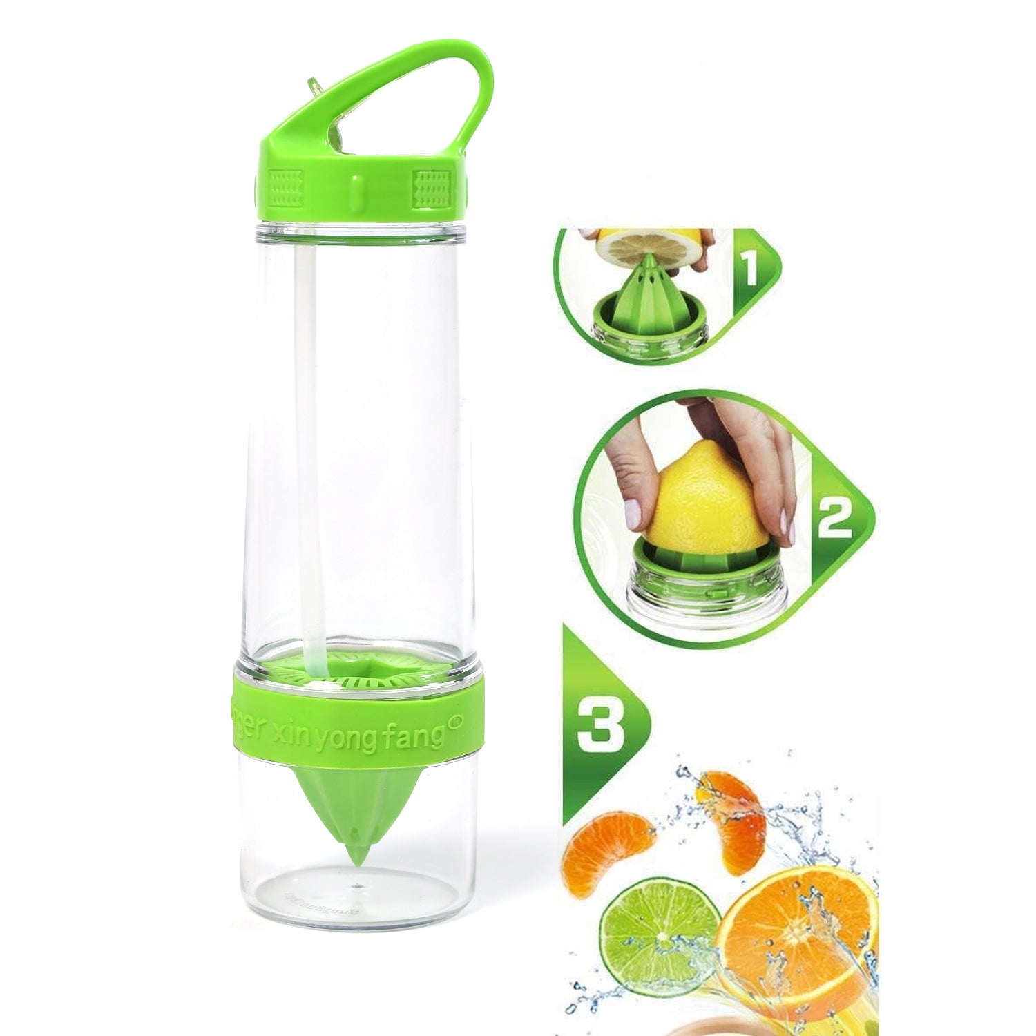 2474 Citrus Zinger Sports Bottle With Juice Maker Infuser Bottle