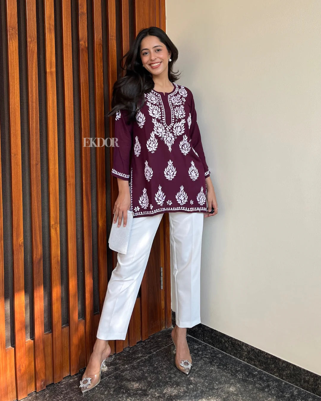 Hand Embroidered Casual Ethnic Wear