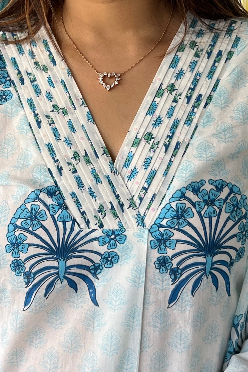 Cotton Kurti with Pant and Dupatta