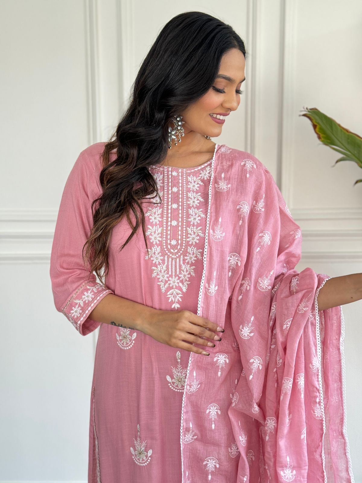 Beautiful Kurta with Heavy Embroidery Suit Set