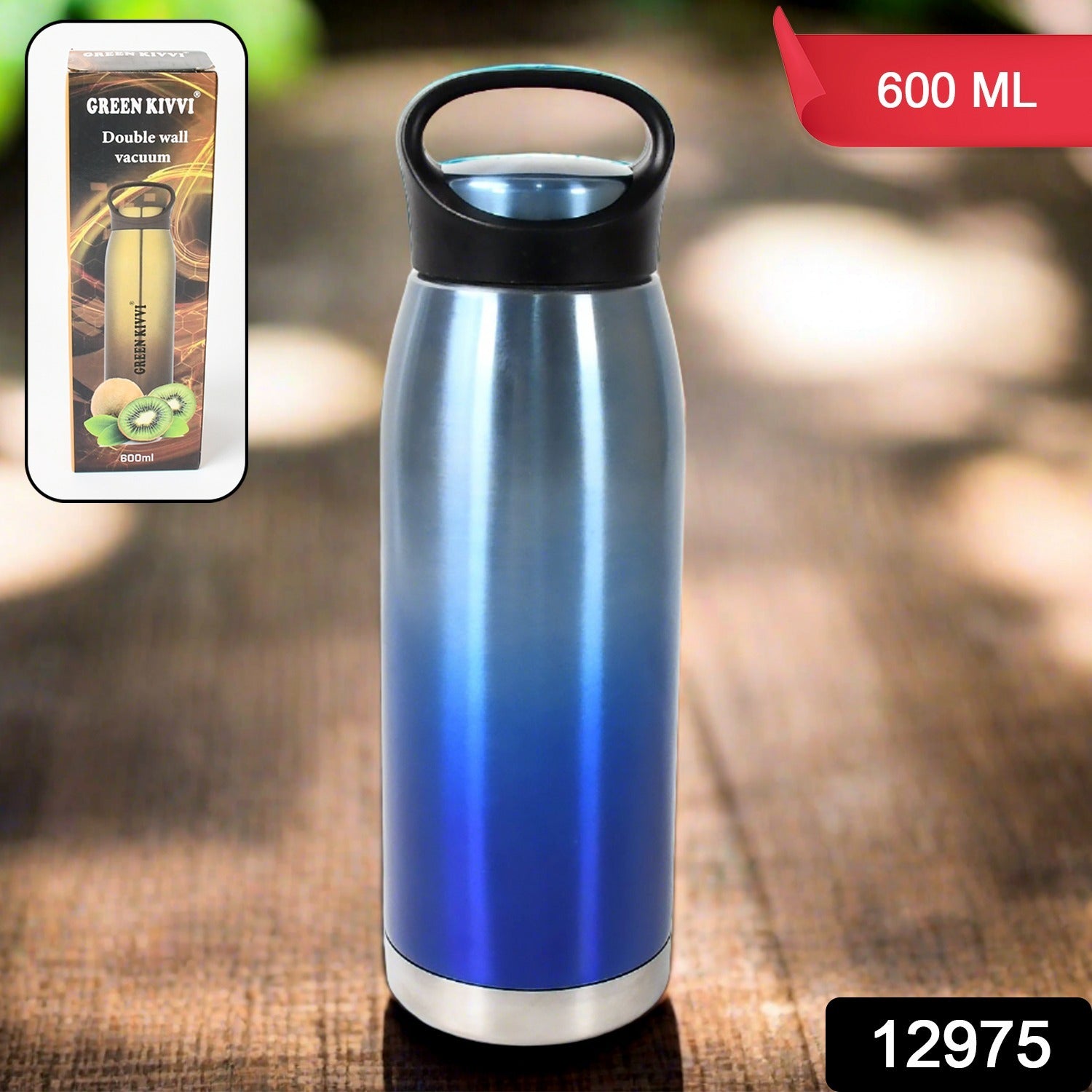 12975 Vacuumstainless Steel Double Wall Water Bottle Fridge Water Bottle Stainless Steel Water Bottle Leak Proof Rust Proof Cold Hot Thermos Steel Bottle Leak Proof Office Bottle Gym Home Kitchen Hiking Trekking Travel Bottle