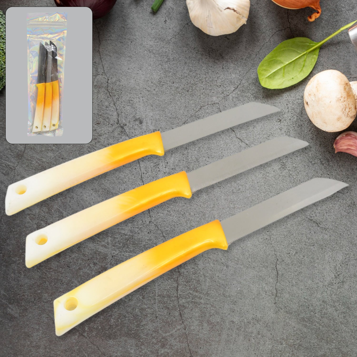 Kitchen Knife With Stainless Steel Blade (1 Pc)