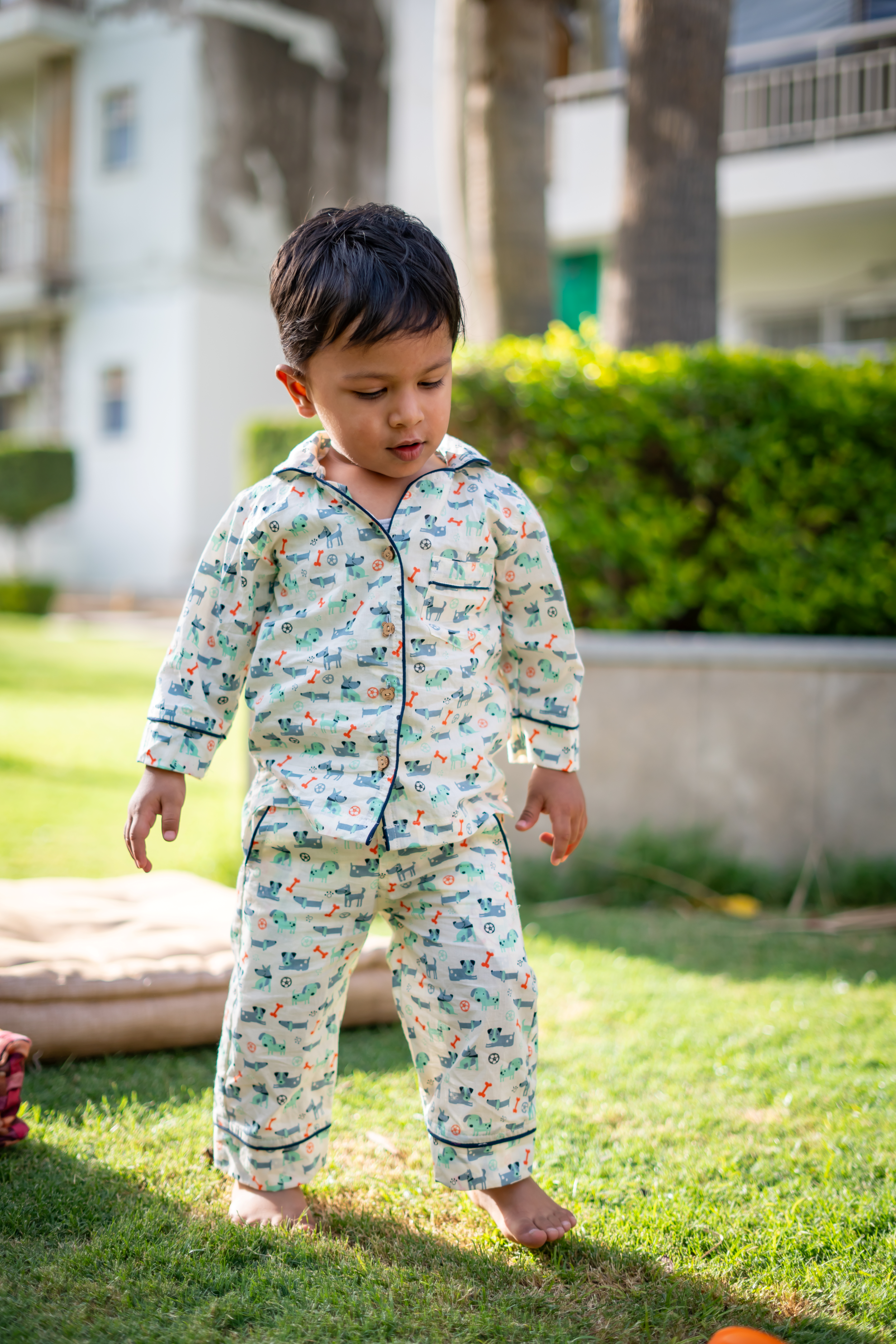 Pure Soft Cotton Printed Night Suit - Sploot