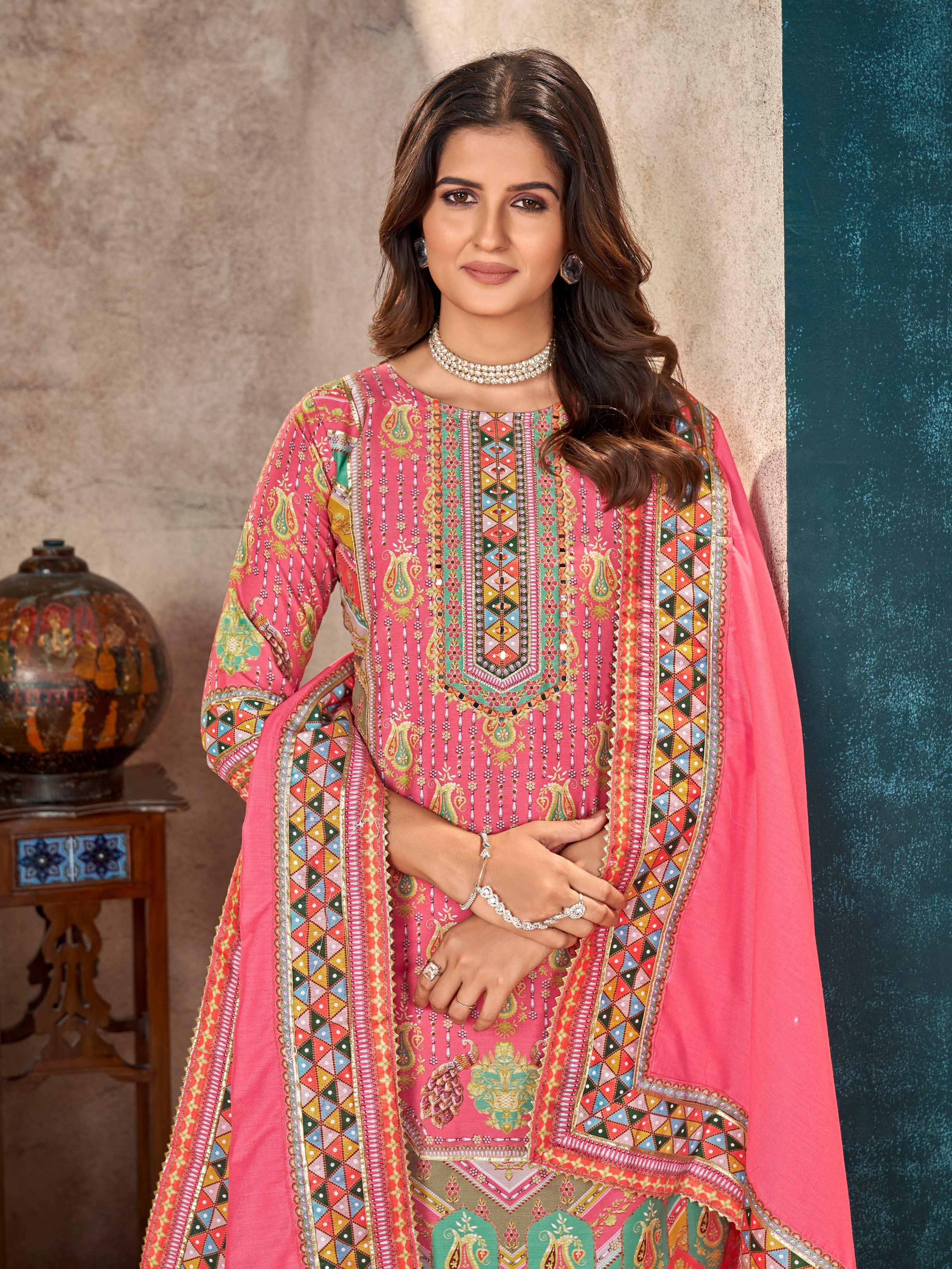 TrendBuy Saheli Heavy Fancy Pair with Dupatta Set