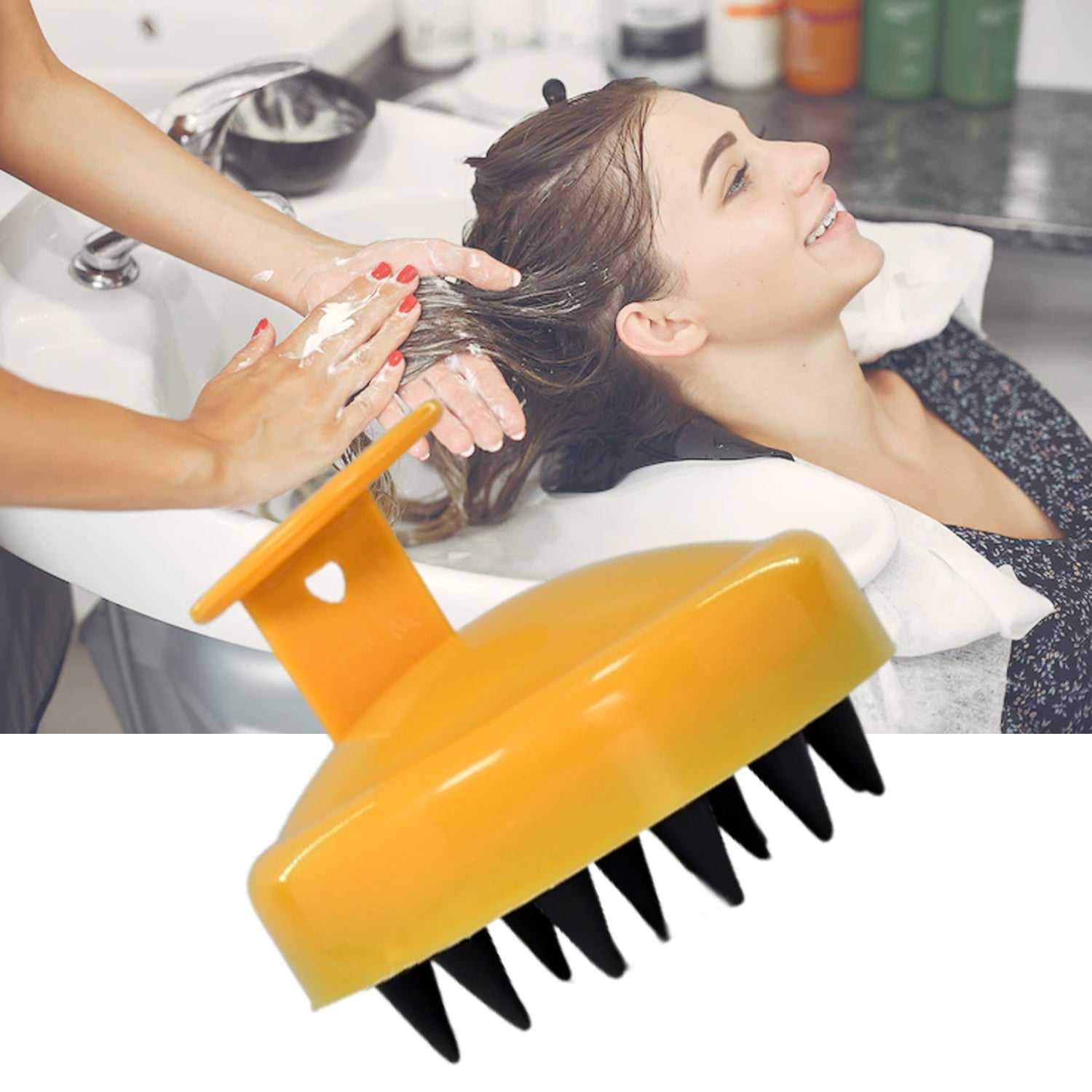 1476l Handheld Scalp Massager Shampoo Brush