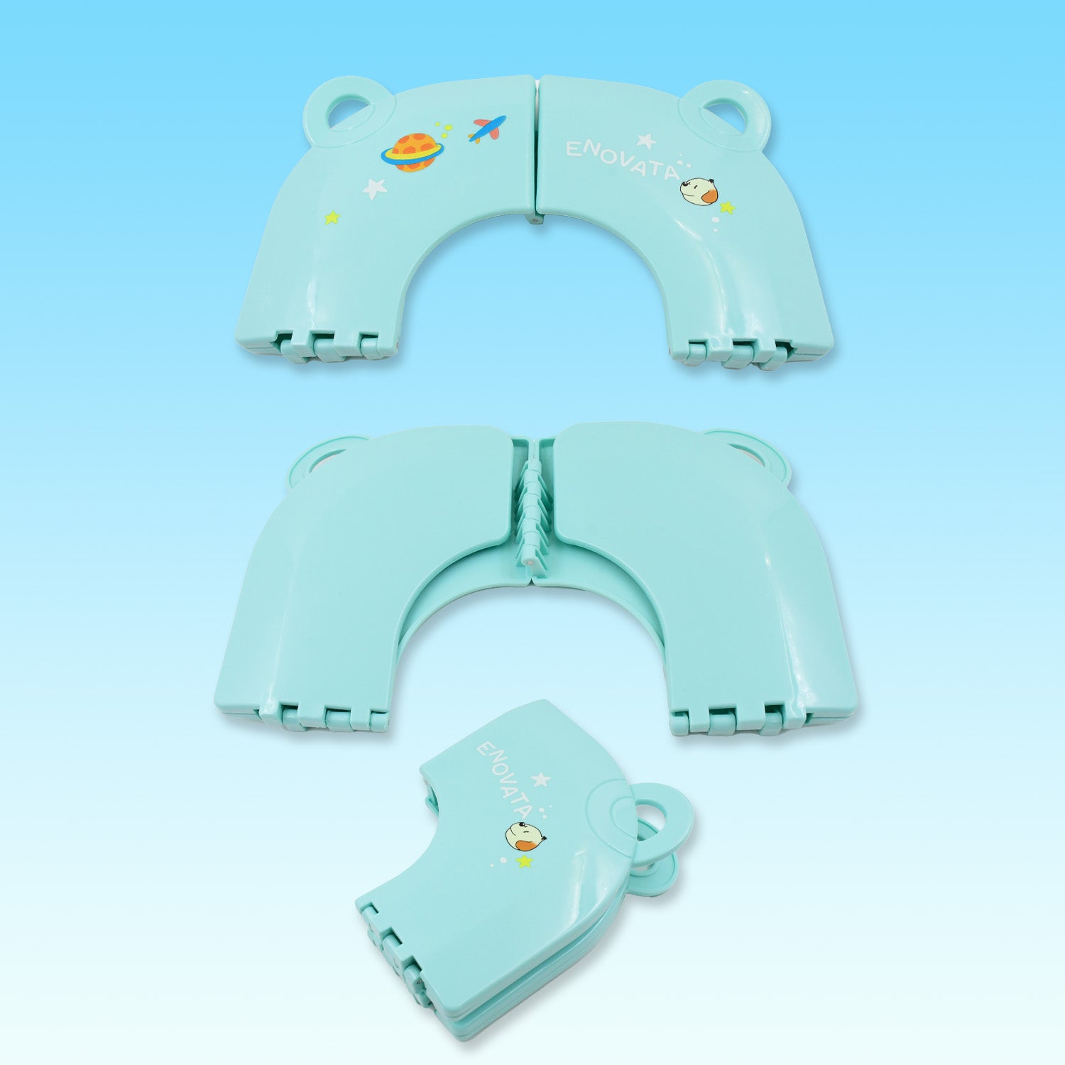 Portable Baby  Kids Toilet Seat Foldable Potty Seat (1 Pc)