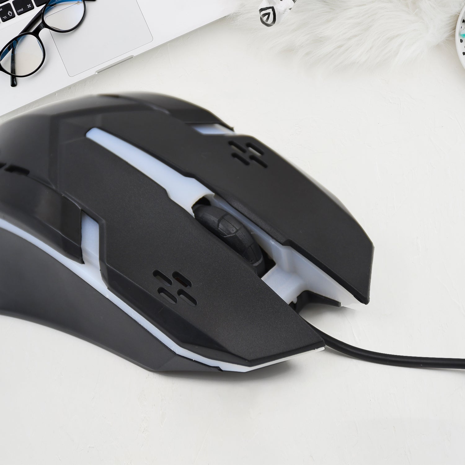 Computer Laptop Usb Wired Optical Mouse (1 Pc)