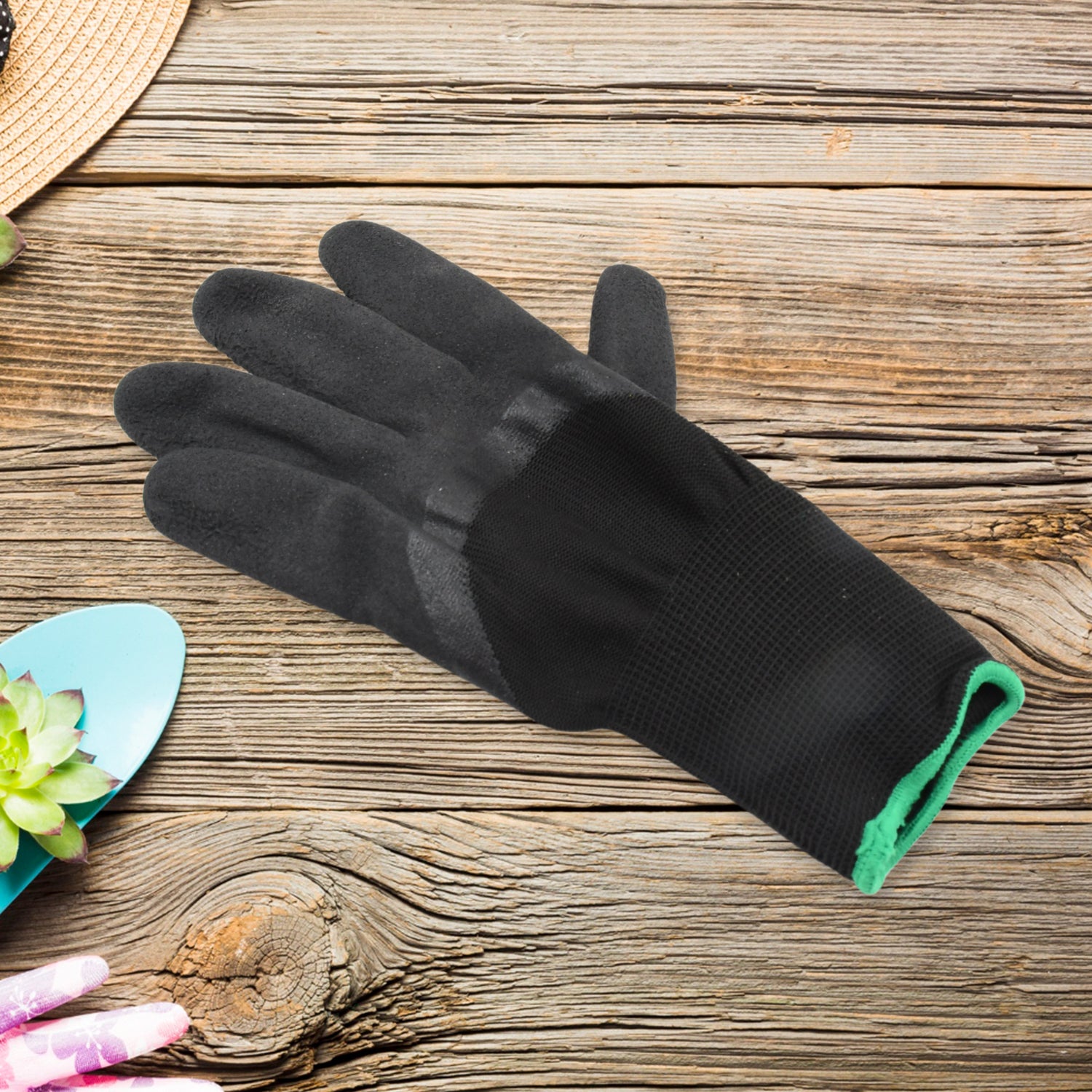 Garden Farming Gloves With Hand Fingertips Plastic Claws (1 Pair)