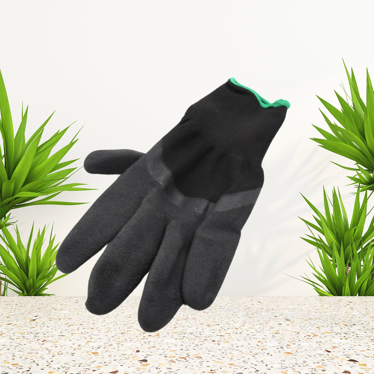 Garden Farming Gloves With Hand Fingertips Plastic Claws (1 Pair)