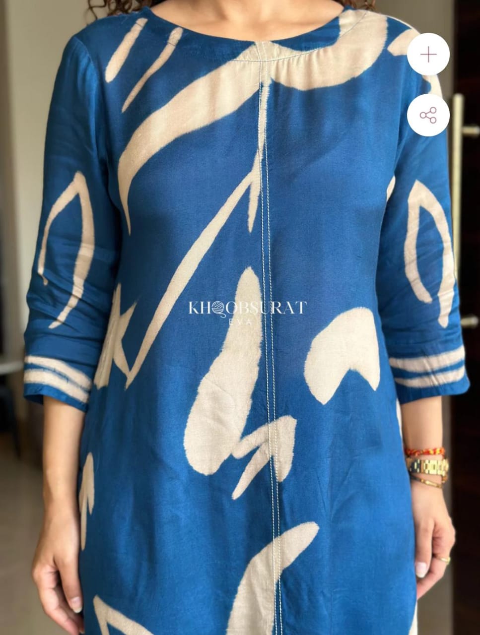 Trending Cotton Blue Kurta Set with Pant - Ethnic Style