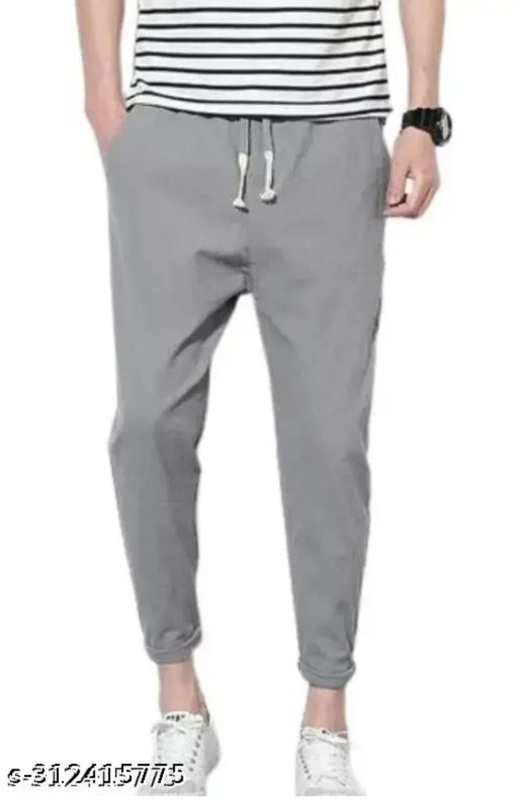 Fabric Lycra Men track pants