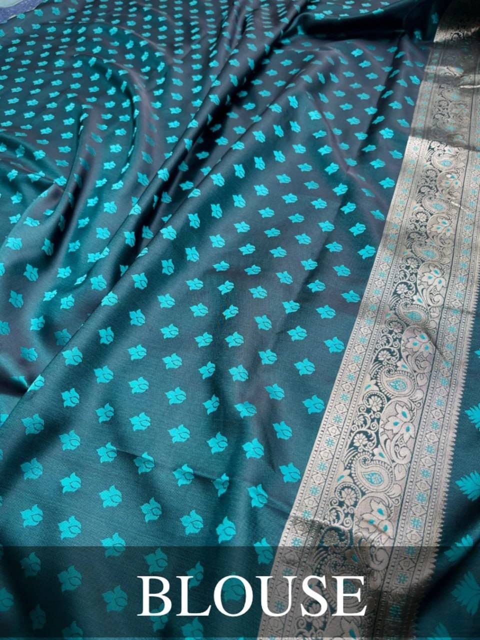 Banarasi Pattern Soft Silk Saree