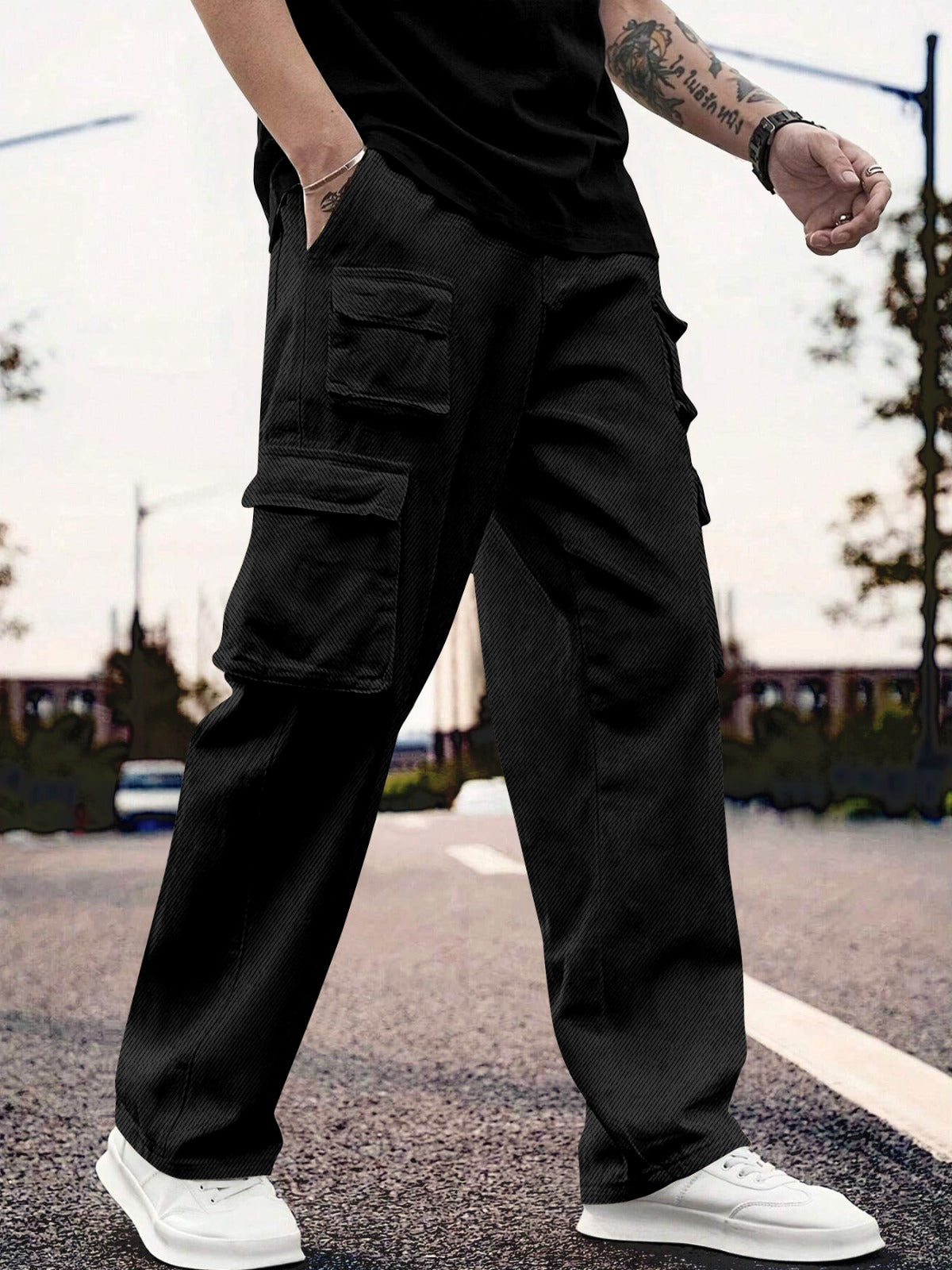 Oversize Cargo Trouser Pants for Men