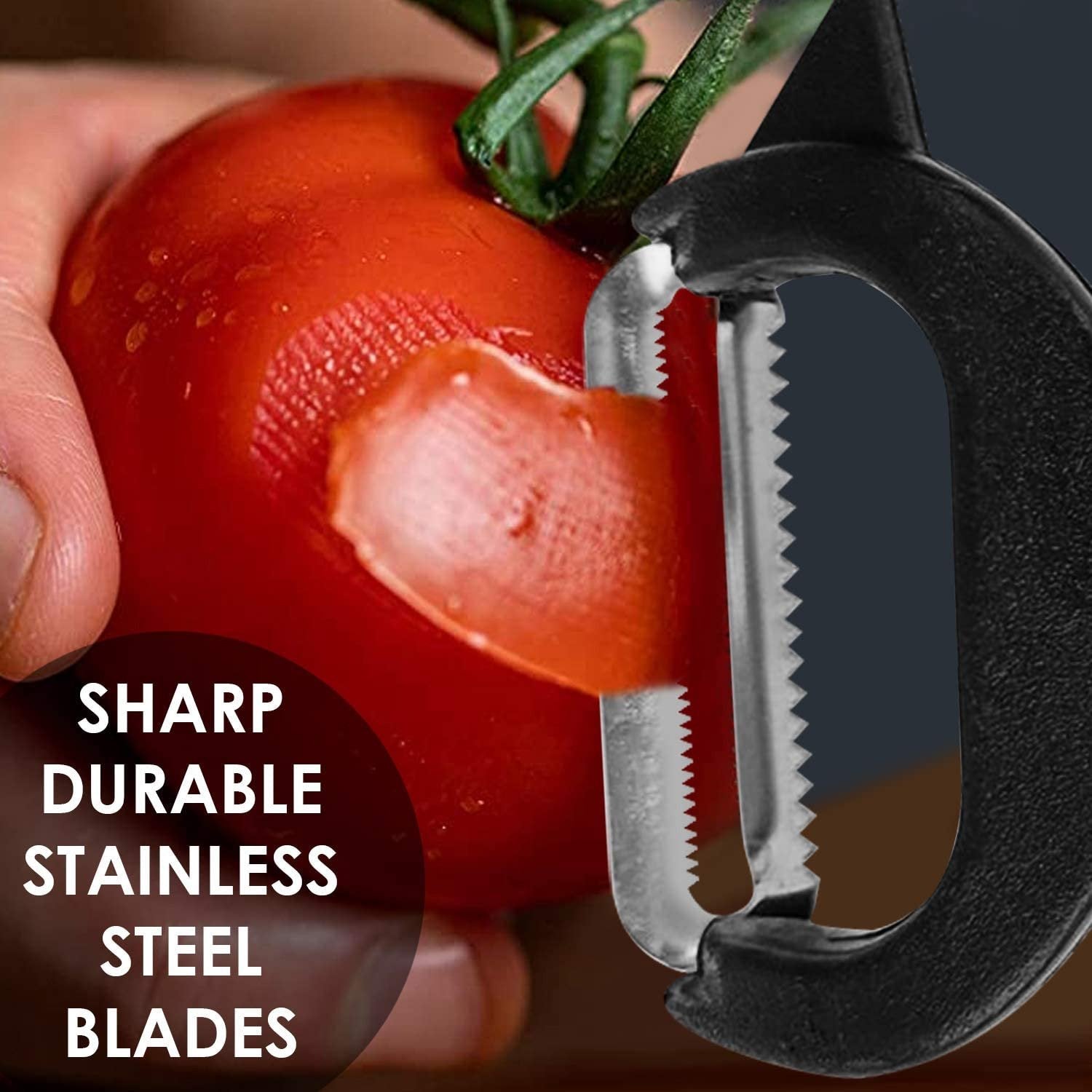 2618 2-in-1 Double Julienne And Vegetable Peeler