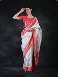 Banarasi Soft Silk Saree with Unstitched Blouse