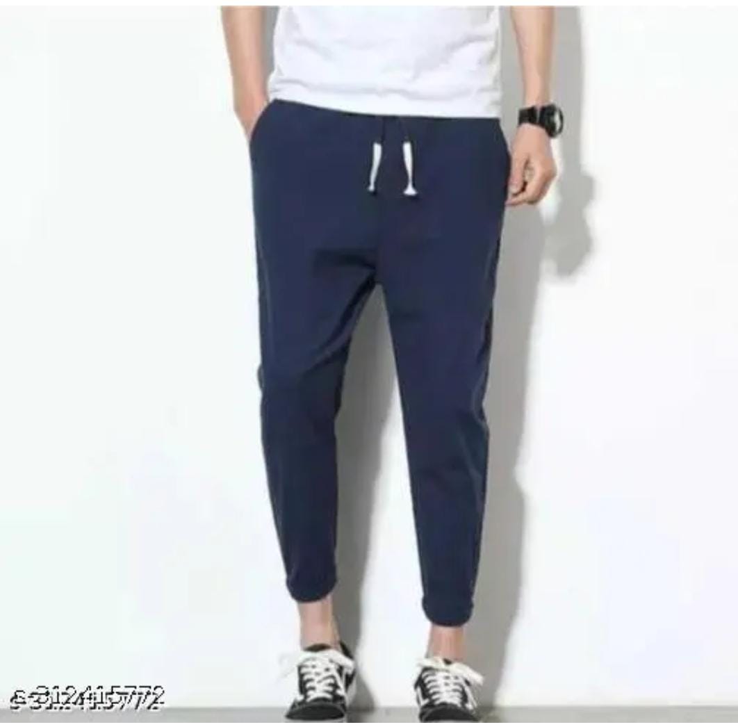 Fabric Lycra Men track pants