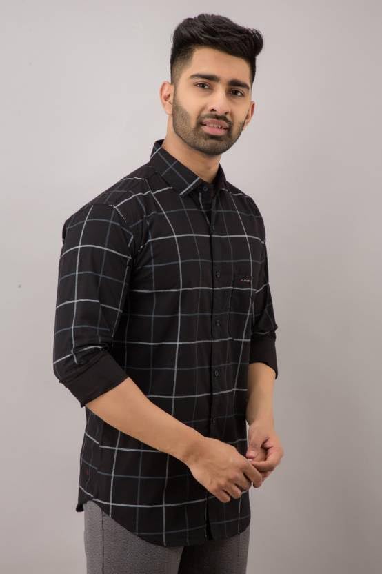 Men Full Sleeve Casual Check Shirt (Pack of 3 )