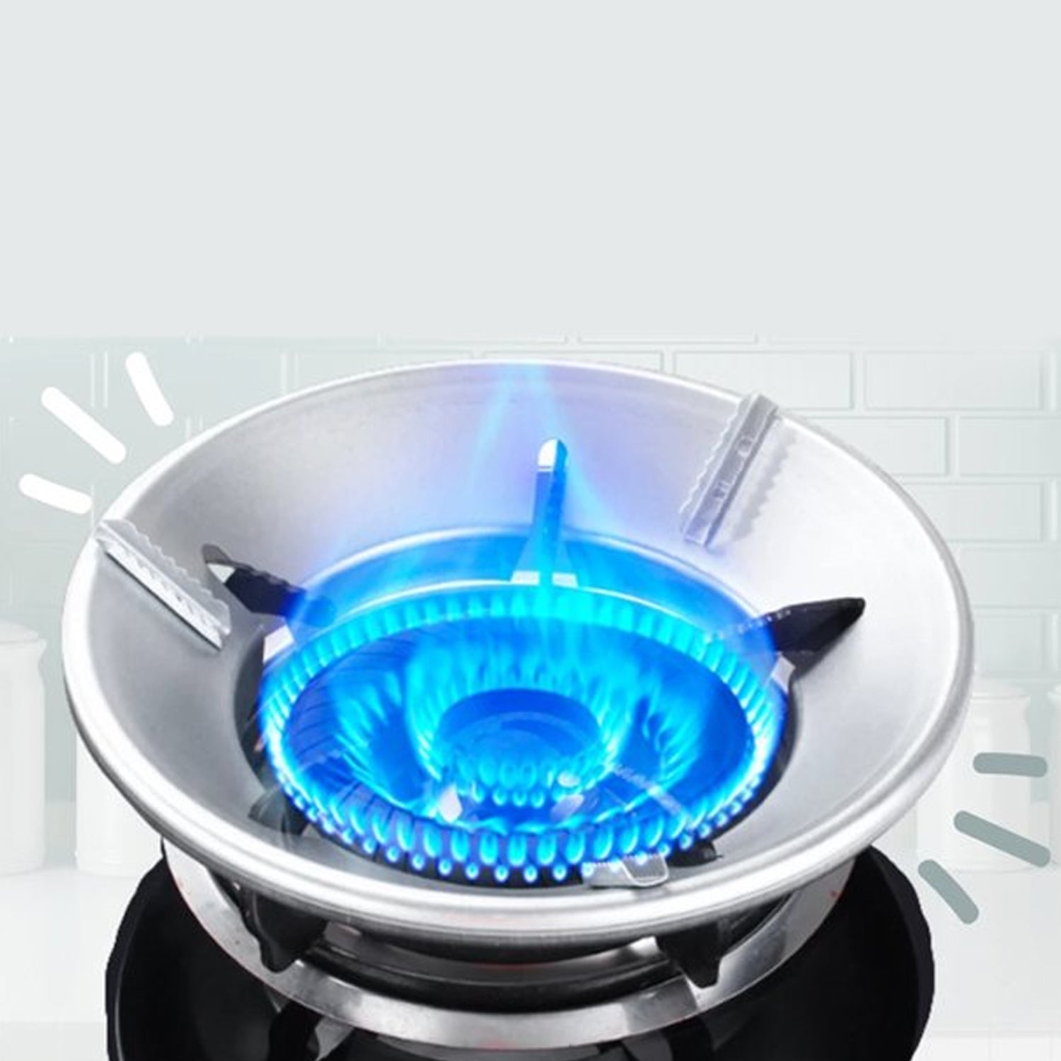 2858 Home Gas Stove Fire  Windproof Energy Saving Stand