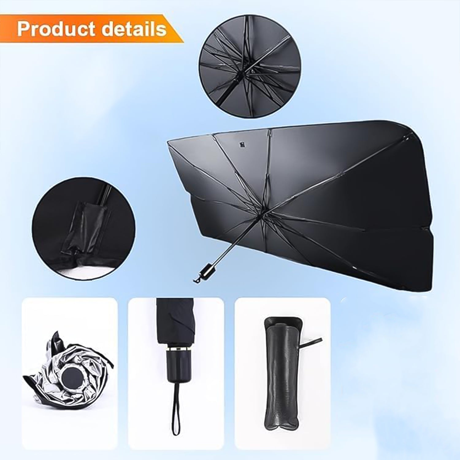 Windshield Umbrella Sun Shade Cover For Car (1 Pc)