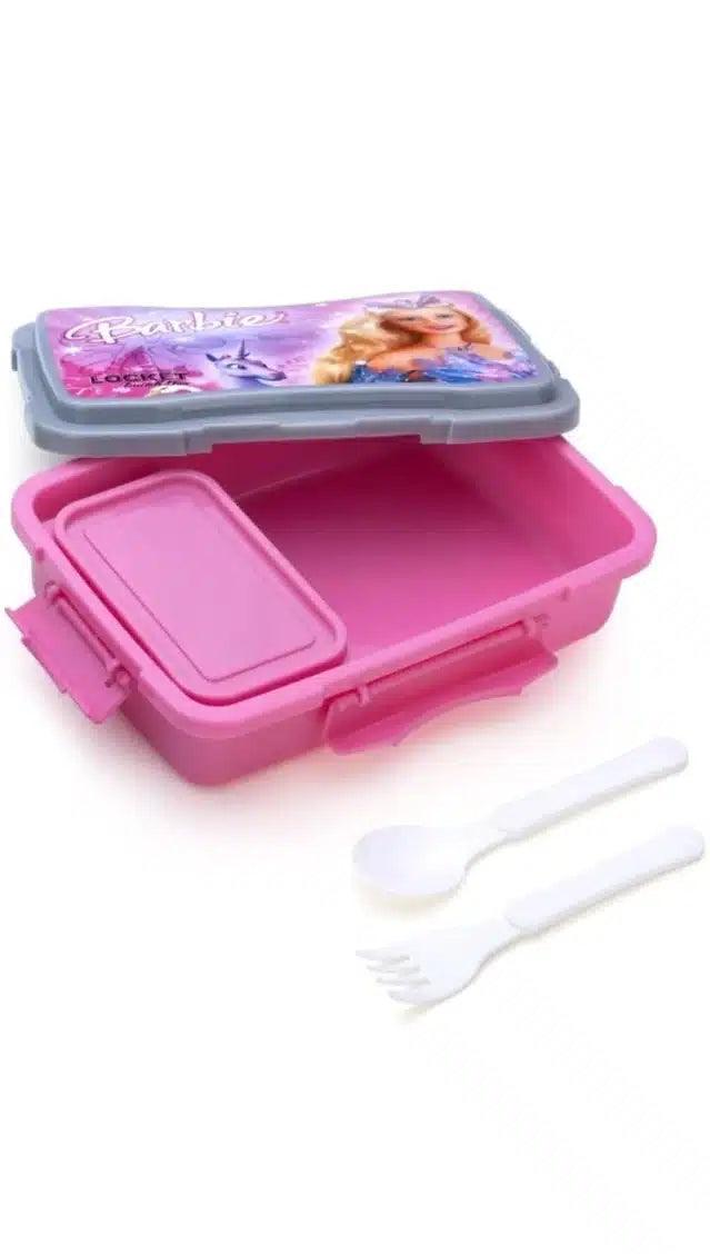 Lunch Box For Kids (Pink & Blue, 2 Compartment) (Pack of 2)