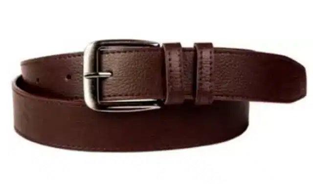 Leather Belt with Wallet for Men (Brown & Black, Set of 3)