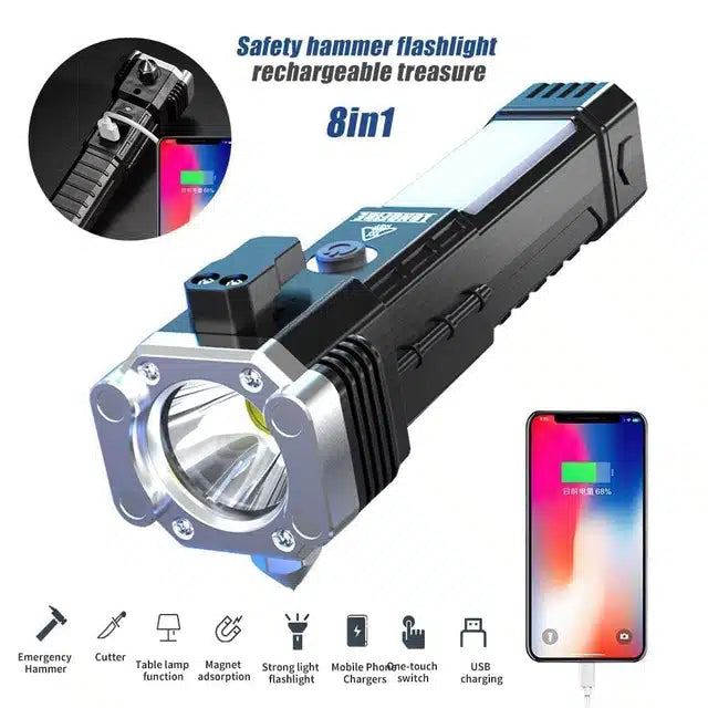 Rechargeable Flashlight Torch (3 W)